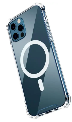 Transparent MagSafing Case Shockproof + Screen and Camera Protective Cover For IPhone 13, 14 and 15