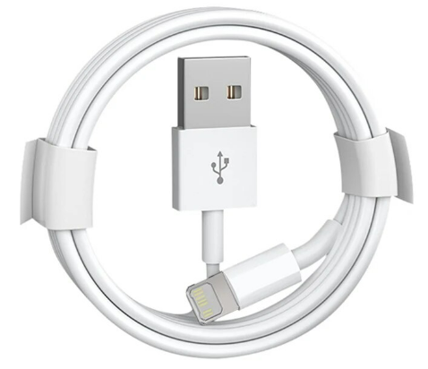 USB and USB C to Lightning Charging Cable for Adapter- 1m