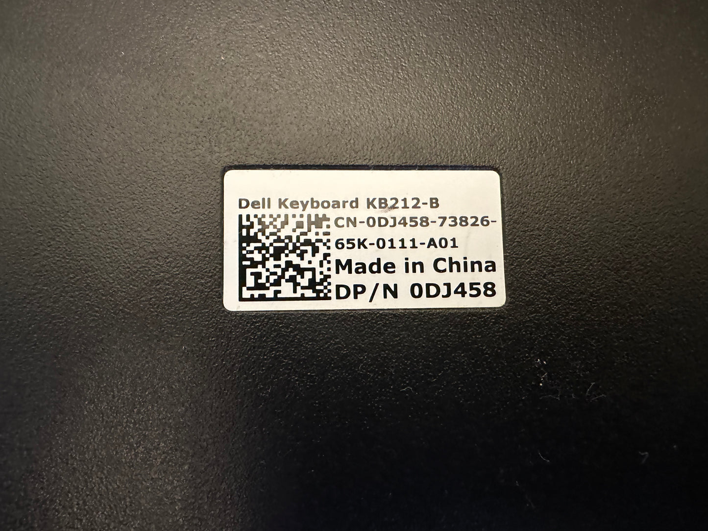 Dell keyboard KB212-B